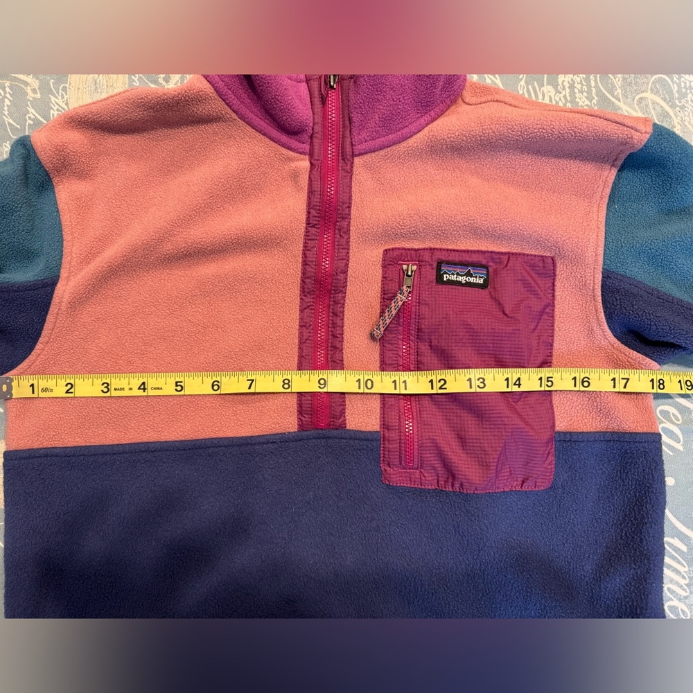 Patagonia Kids' Colorblock Fleece Pullover - Picture 6 of 10